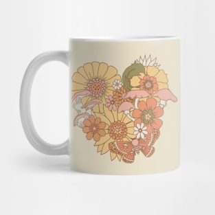 Floral Heart - Peachy Keen Mug